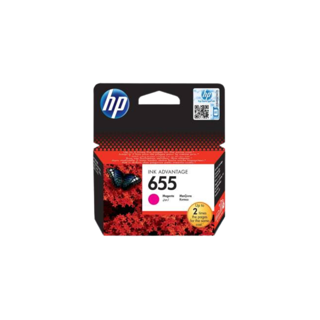 Tusz HP 655 Magenta- oryginalny tusz (CZ111AE)